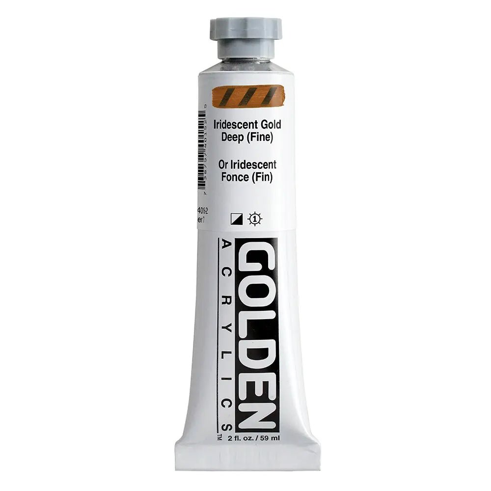 Golden Heavy Body Acrylfarbe Irisierende Tiefgold (Fein) 59 M - Kidis Art