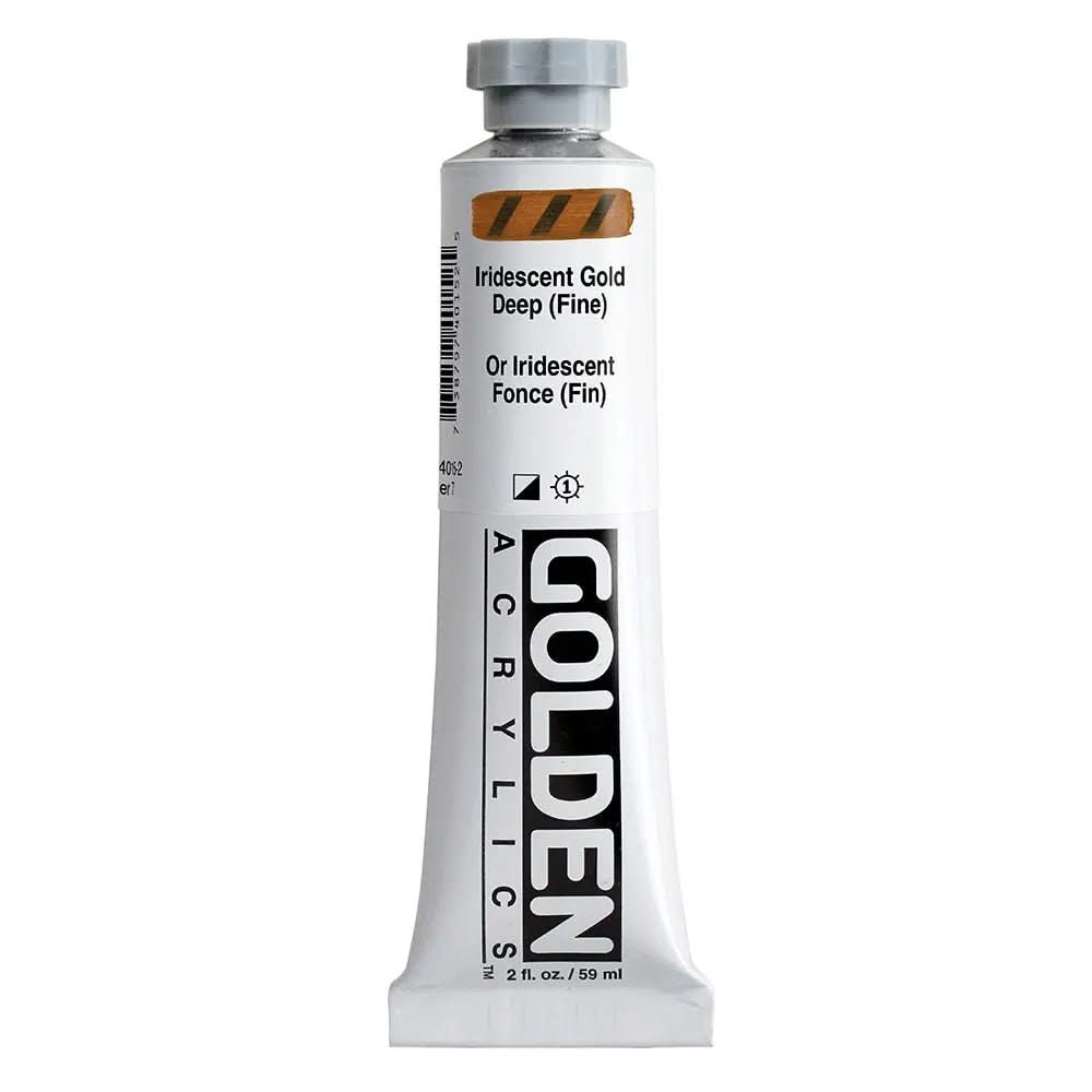 Golden Heavy Body Acrylfarbe Irisierende Tiefgold (Fein) 59 M - Kidis Art