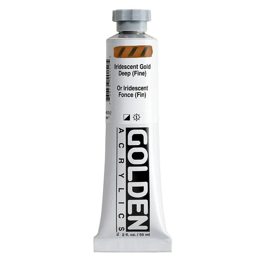 Golden Heavy Body Acrylfarbe Irisierende Tiefgold (Fein) 59 M - Kidis Art