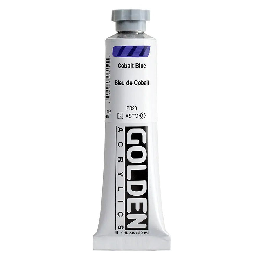 Golden Heavy Body Acrylfarbe Kobaltblau 59 ml - Kidis Art