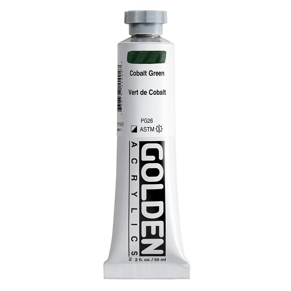 Golden Heavy Body Acrylfarbe Kobaltgrun 59 ml - Kidis Art