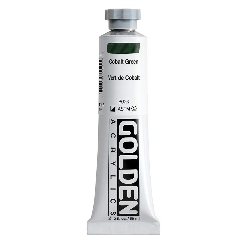 Golden Heavy Body Acrylfarbe Kobaltgrun 59 ml - Kidis Art
