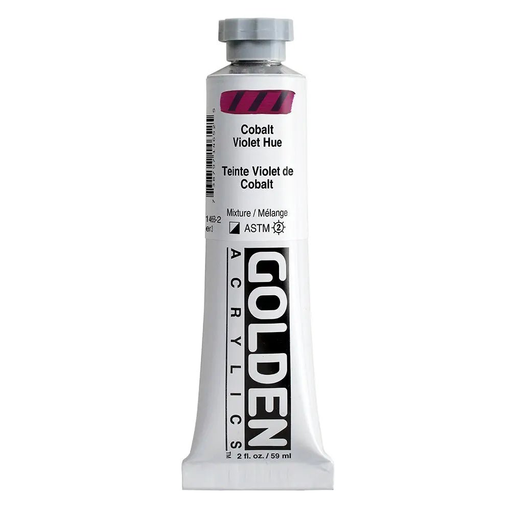 Golden Heavy Body Acrylfarbe Kobaltviolett Farbton 59 ml - Kidis Art