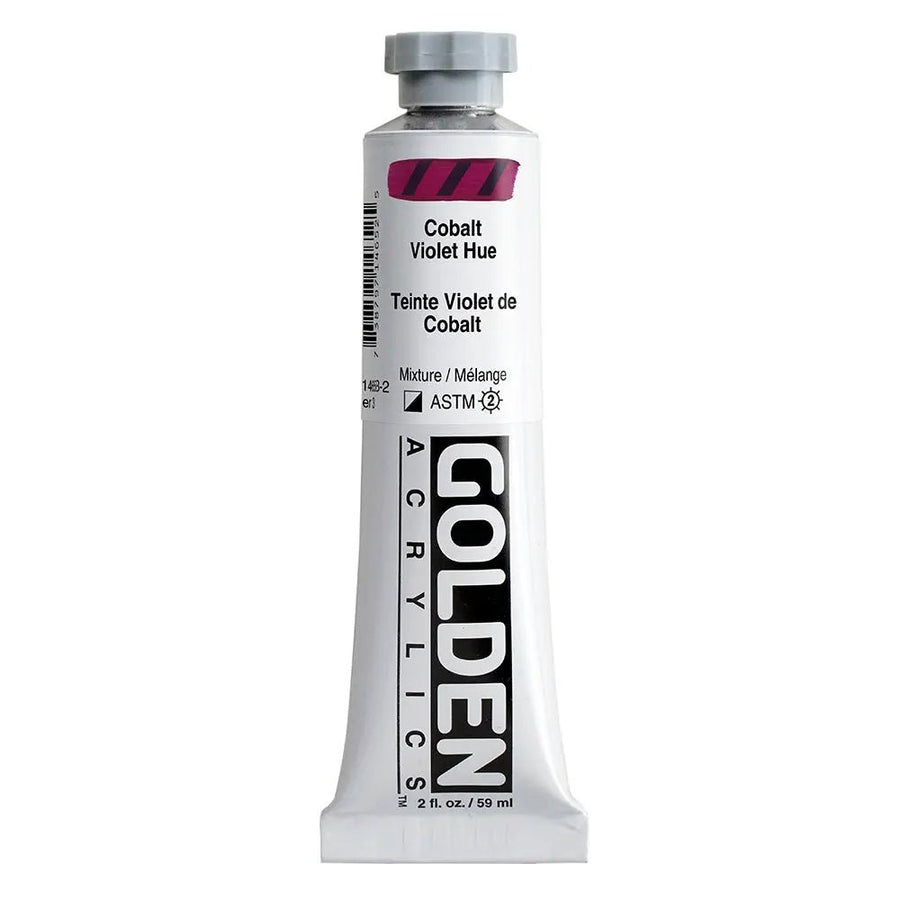 Golden Heavy Body Acrylfarbe Kobaltviolett Farbton 59 ml - Kidis Art