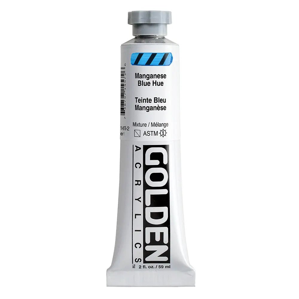 Golden Heavy Body Acrylfarbe Manganeseblau Farbton 59 ml - Kidis Art