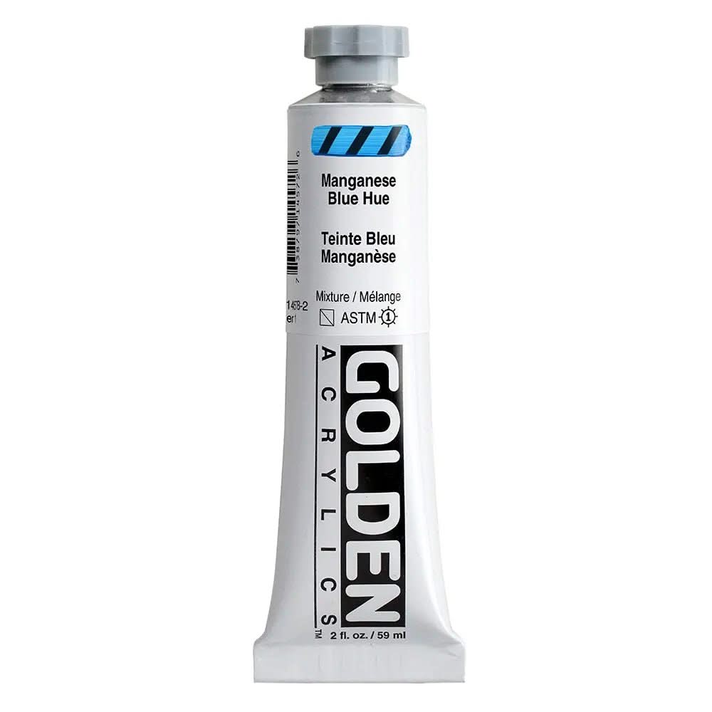 Golden Heavy Body Acrylfarbe Manganeseblau Farbton 59 ml - Kidis Art