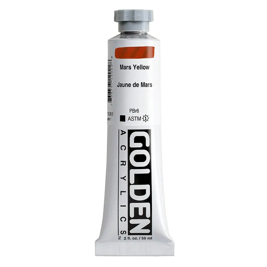 Golden Heavy Body Acrylfarbe Marsgelb 59 ml - Kidis Art