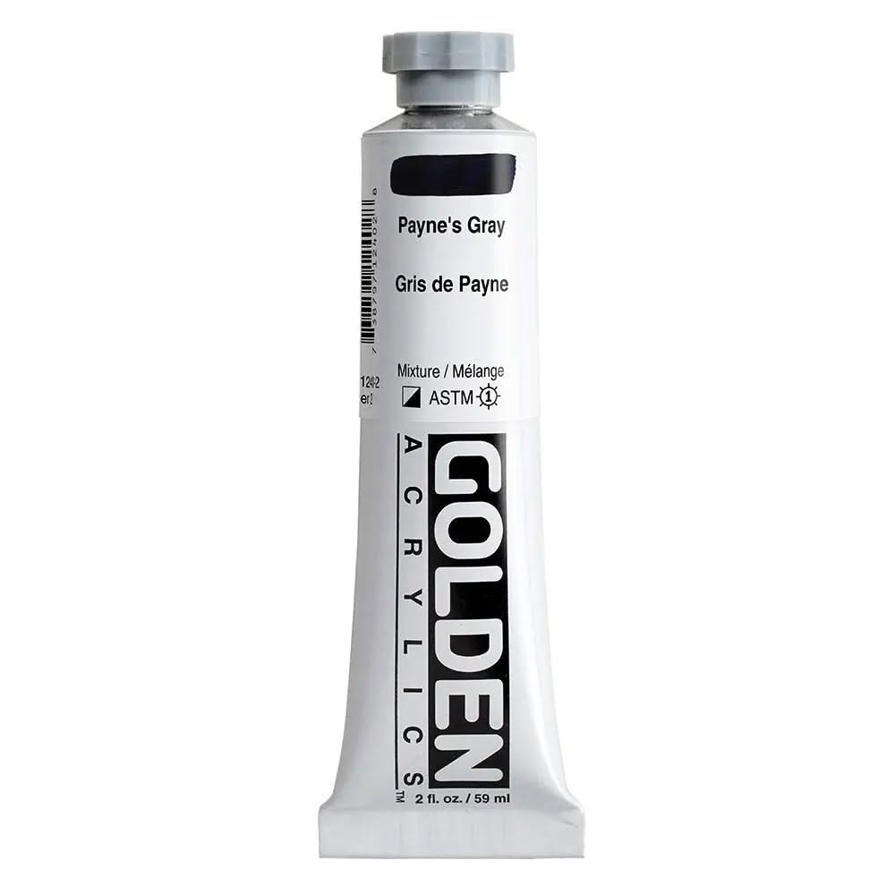 Golden Heavy Body Acrylfarbe Paynesgrau 59 ml - Kidis Art