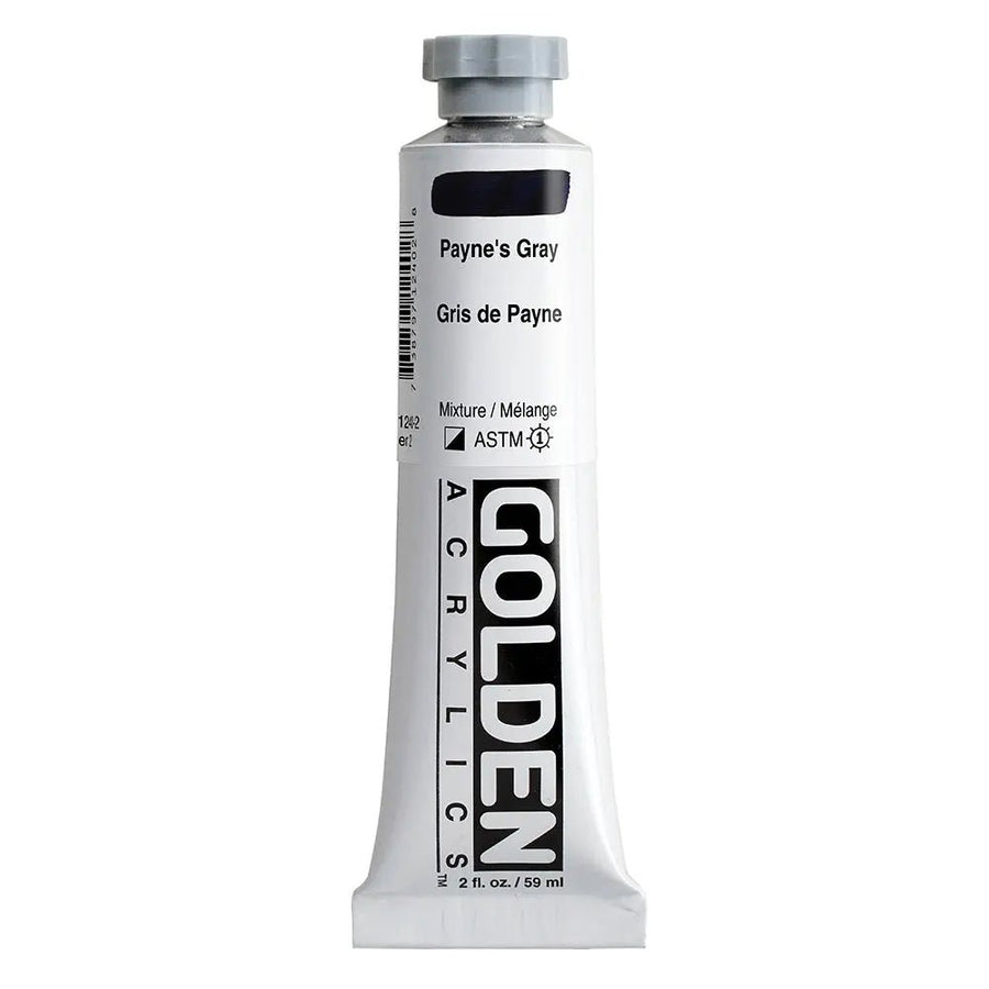 Golden Heavy Body Acrylfarbe Paynesgrau 59 ml - Kidis Art