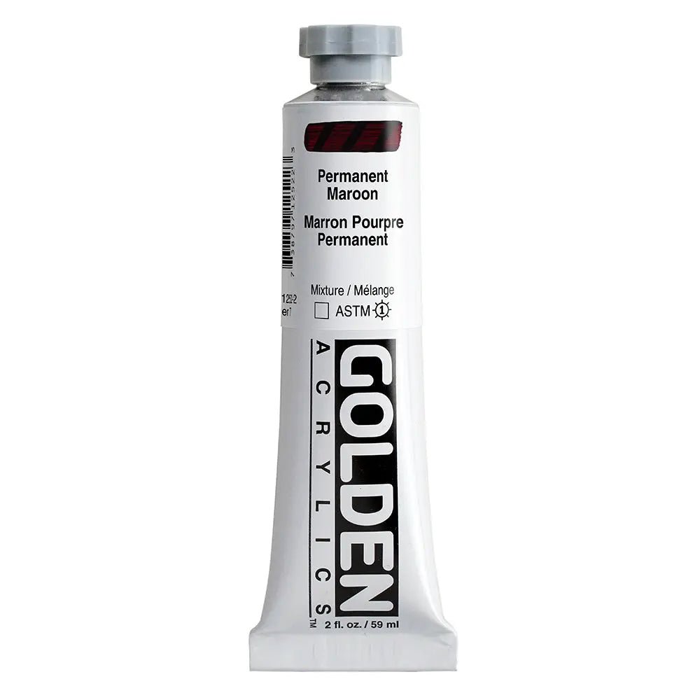 Golden Heavy Body Acrylfarbe Permanent Kast.braun 59 ml - Kidis Art