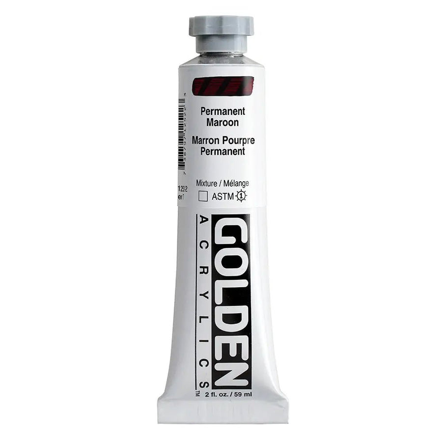 Golden Heavy Body Acrylfarbe Permanent Kast.braun 59 ml - Kidis Art