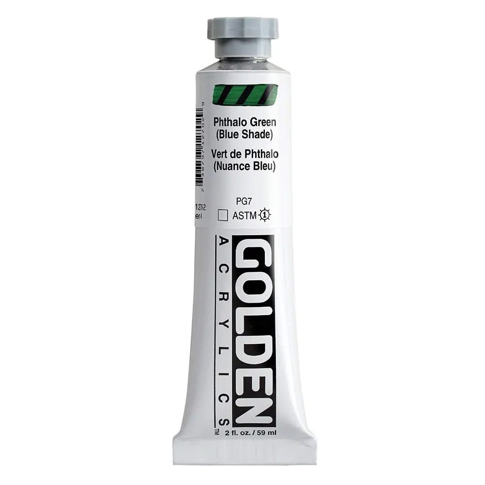 Golden Heavy Body Acrylfarbe Phthalogrun Blauton 59 ml - Kidis Art
