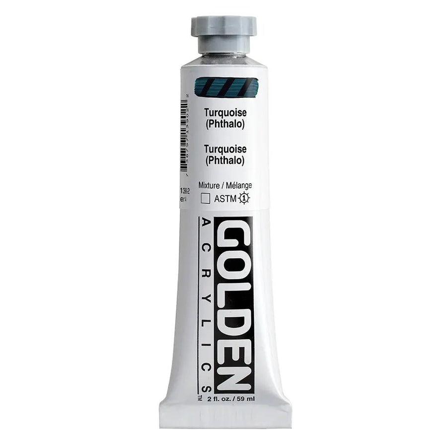 Golden Heavy Body Acrylfarbe Phthaloturkis 59 ml - Kidis Art