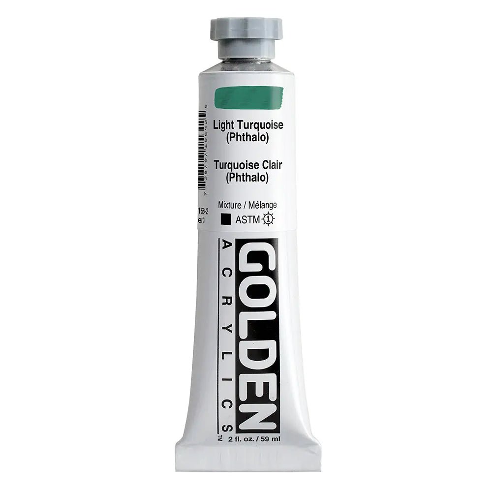 Golden Heavy Body Acrylfarbe Phthaloturkis Hell 59 ml - Kidis Art