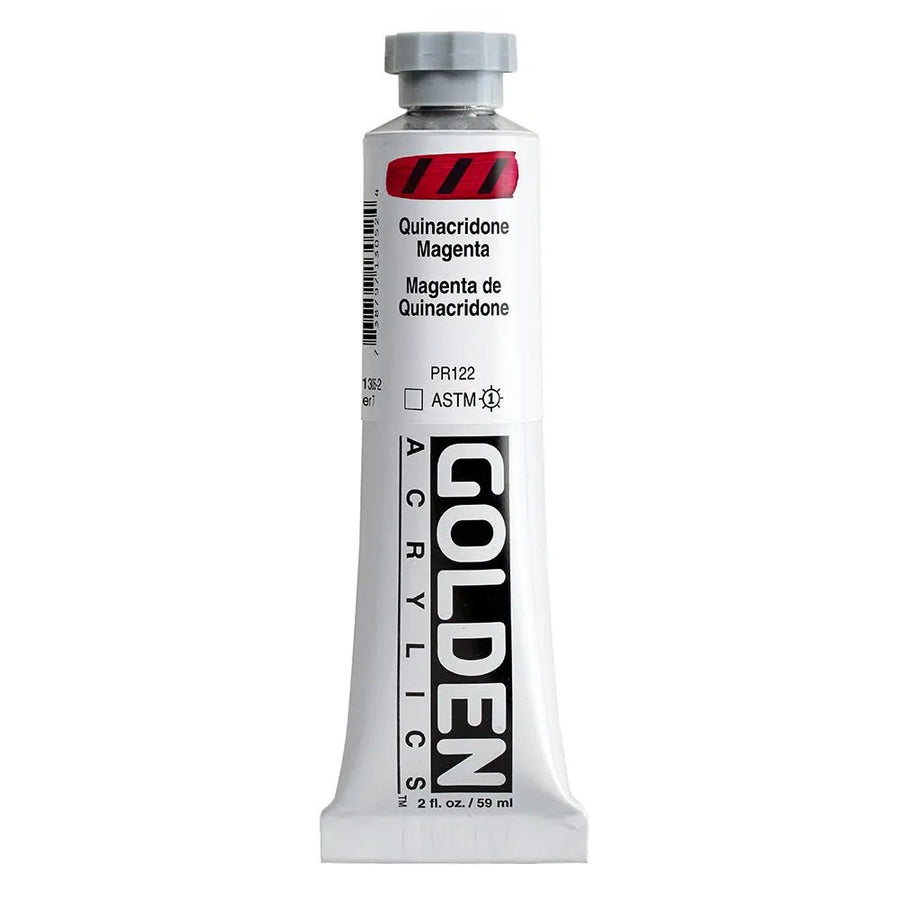 Golden Heavy Body Acrylfarbe Quinacridone Magenta 59 ml - Kidis Art