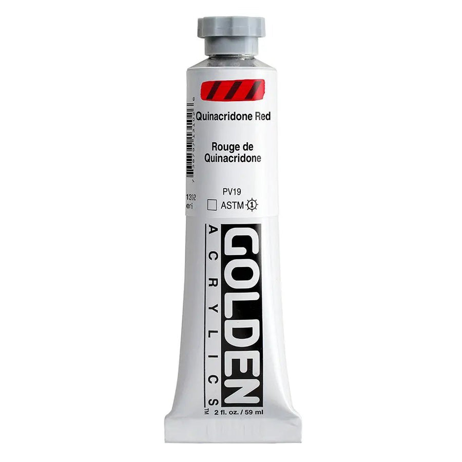 Golden Heavy Body Acrylfarbe Quinacridonerot 59 ml - Kidis Art