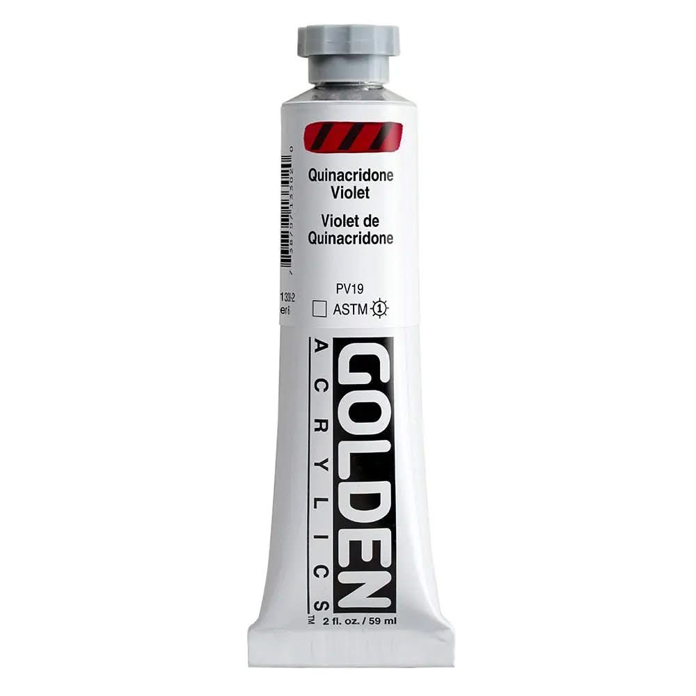 Golden Heavy Body Acrylfarbe Quinacridoneviolett 59 ml - Kidis Art