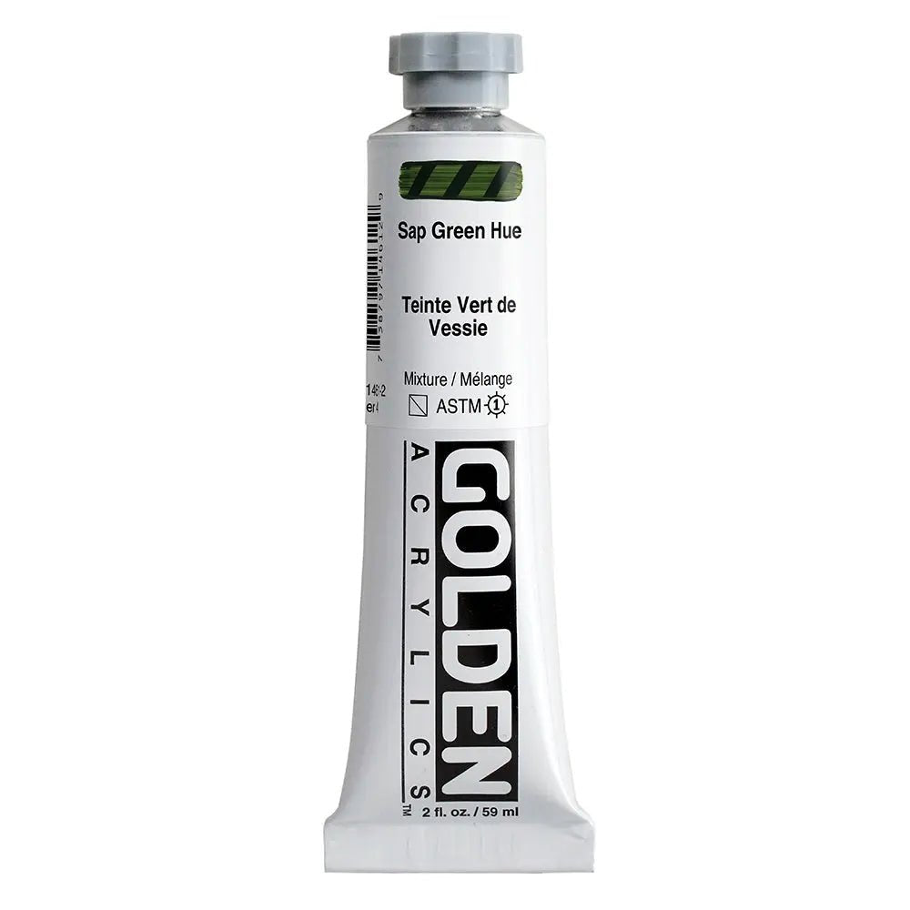 Golden Heavy Body Acrylfarbe Saftgrun Farbton 59 ml - Kidis Art