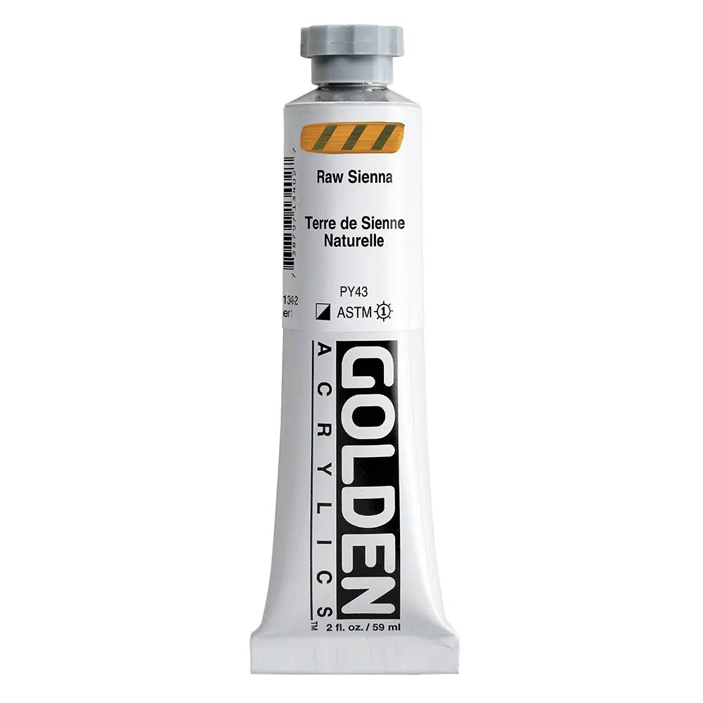 Golden Heavy Body Acrylfarbe Siena Natur 59 ml - Kidis Art