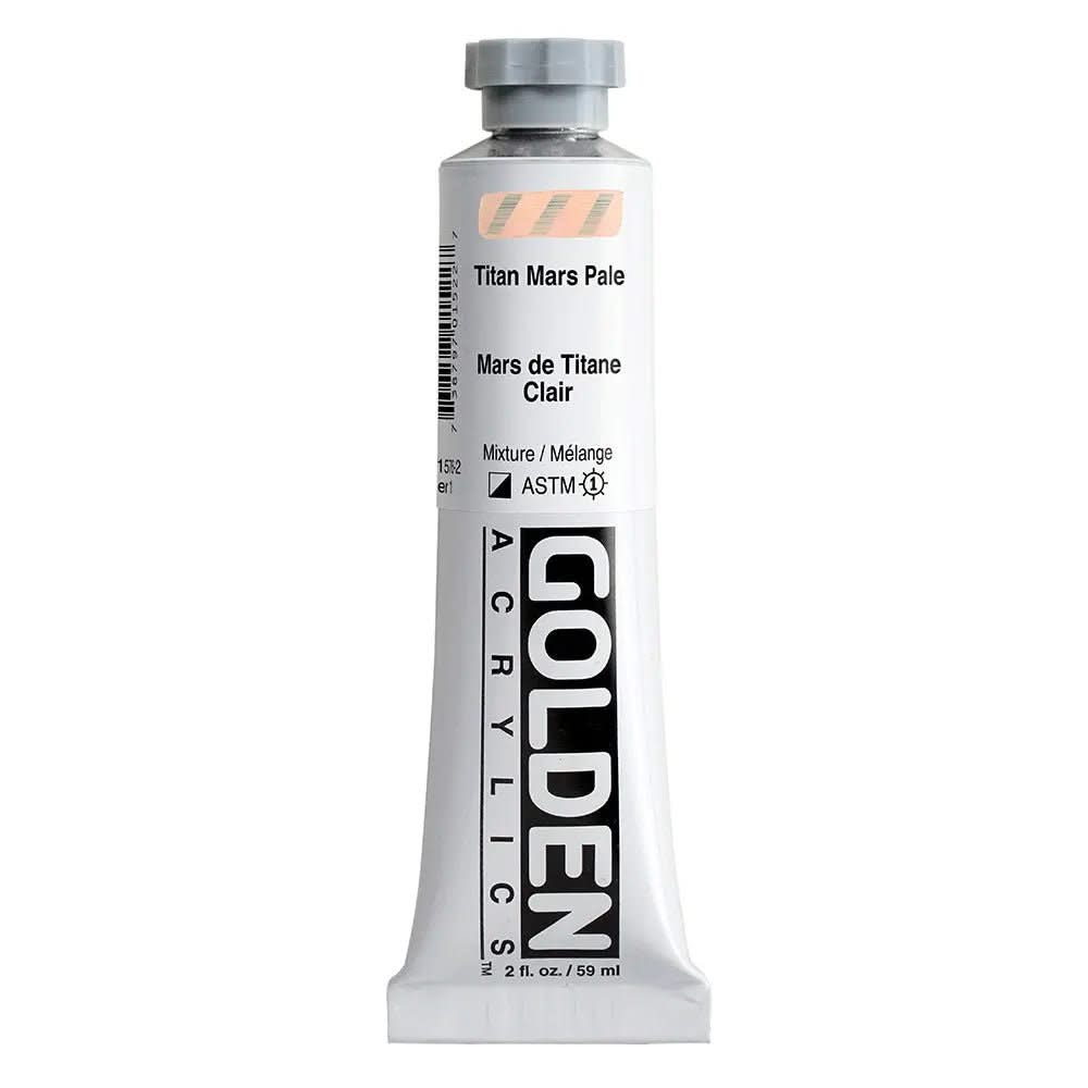 Golden Heavy Body Acrylfarbe Titan Mars Hell 59 ml - Kidis Art