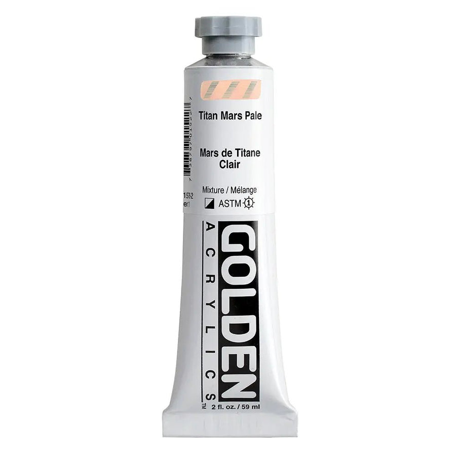 Golden Heavy Body Acrylfarbe Titan Mars Hell 59 ml - Kidis Art