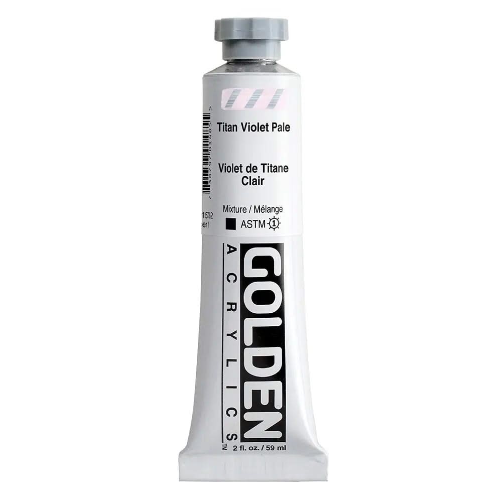 Golden Heavy Body Acrylfarbe Titan Violett Hell 59 ml - Kidis Art