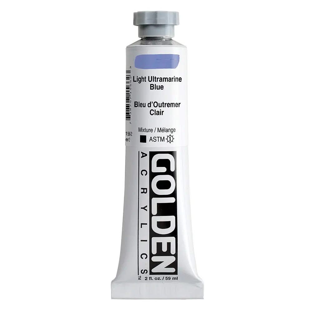 Golden Heavy Body Acrylfarbe Ultramarinblau Hell 59 ml - Kidis Art