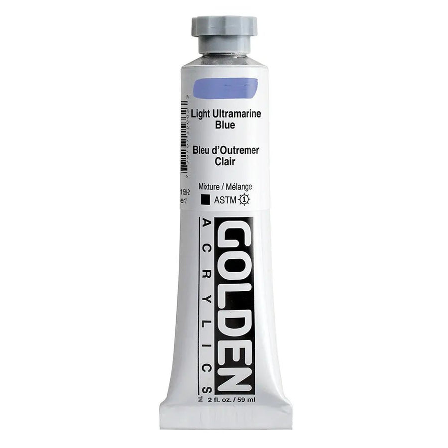 Golden Heavy Body Acrylfarbe Ultramarinblau Hell 59 ml - Kidis Art