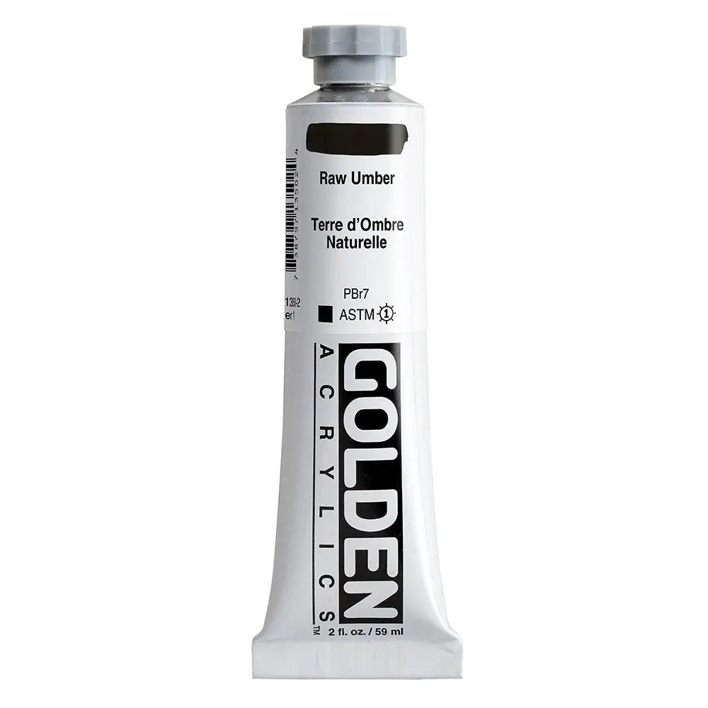 Golden Heavy Body Acrylfarbe Umbra Natur 59 ml - Kidis Art