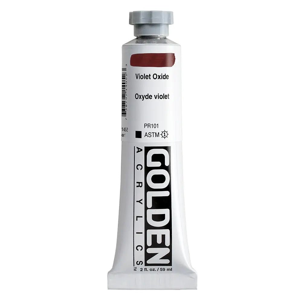 Golden Heavy Body Acrylfarbe Violettoxid 59 ml - Kidis Art