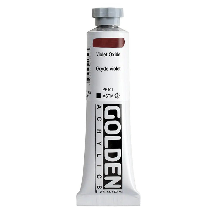 Golden Heavy Body Acrylfarbe Violettoxid 59 ml - Kidis Art