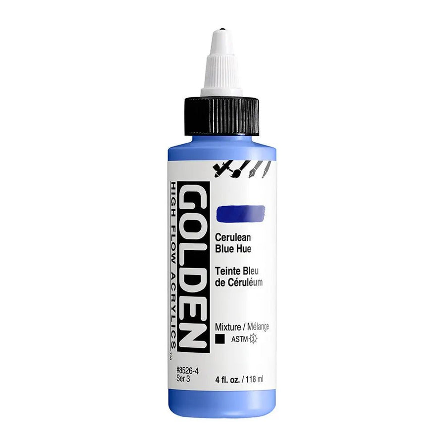 Golden High Flow Acrylfarbe Colinblau Farbton 118 ml - Kidis Art