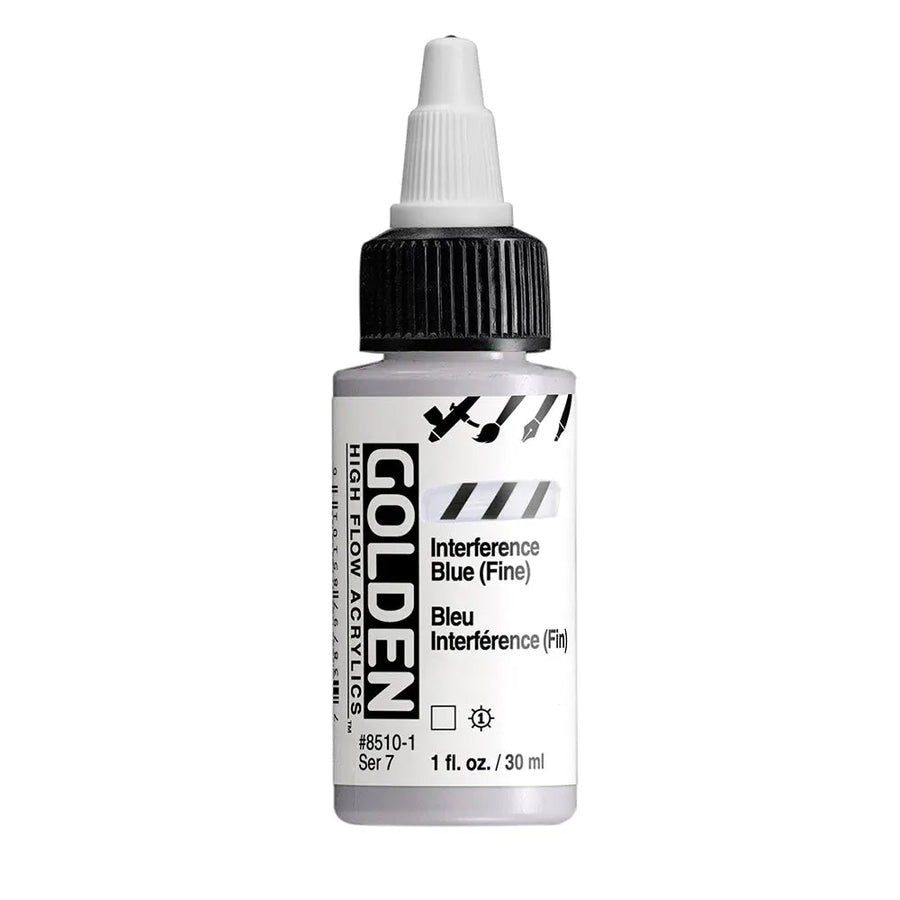 Golden High Flow Acrylfarbe Interferenz Blau (Fein) 30 ml - Kidis Art