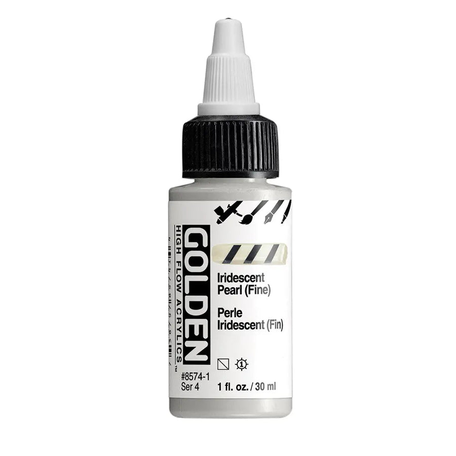 Golden High Flow Acrylfarbe Irisierende Perlmutt (Fein) 30 ml - Kidis Art