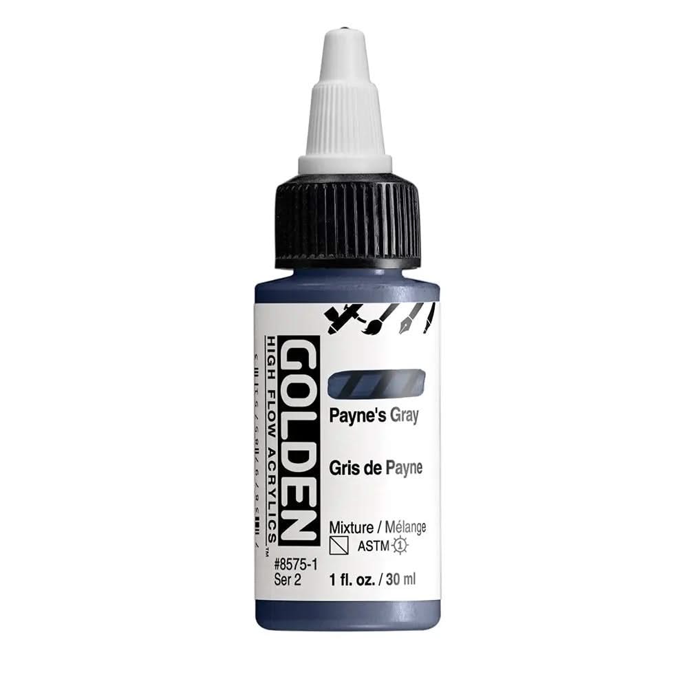 Golden High Flow Acrylfarbe Paynesgrau 30 ml - Kidis Art