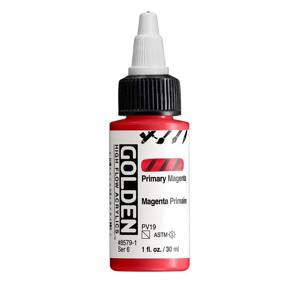 Golden High Flow Acrylfarbe Primarmagenta 30 ml - Kidis Art