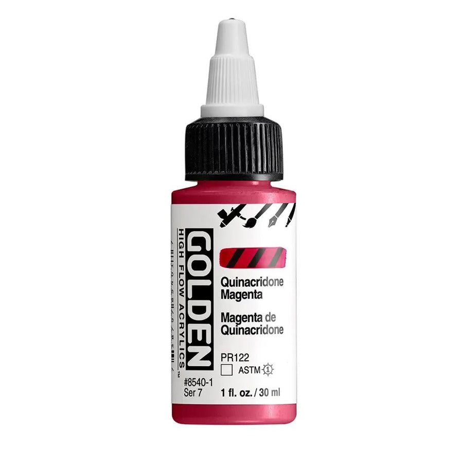 Golden High Flow Acrylfarbe Quinacridon Magenta 30 ml - Kidis Art