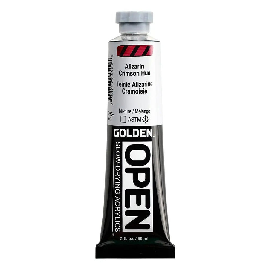 Golden OPEN Acrylfarbe Alizarin - Karmesin Farbton 59 ml - Kidis Art