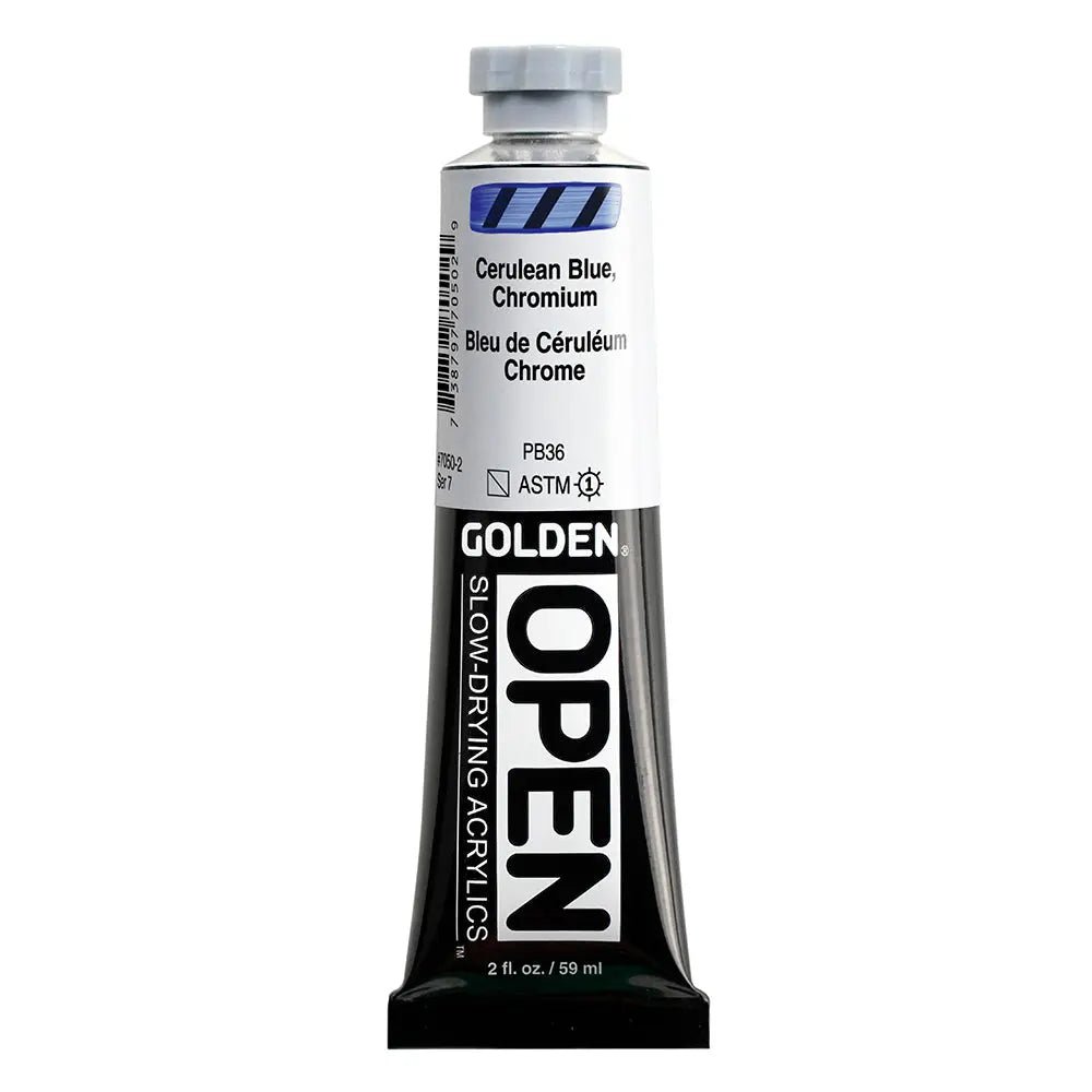 Golden OPEN Acrylfarbe Colinblau, Chrom 59 ml - Kidis Art