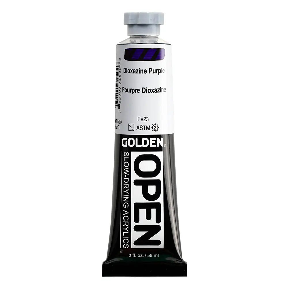 Golden OPEN Acrylfarbe Dioxazin Purpur 59 ml - Kidis Art