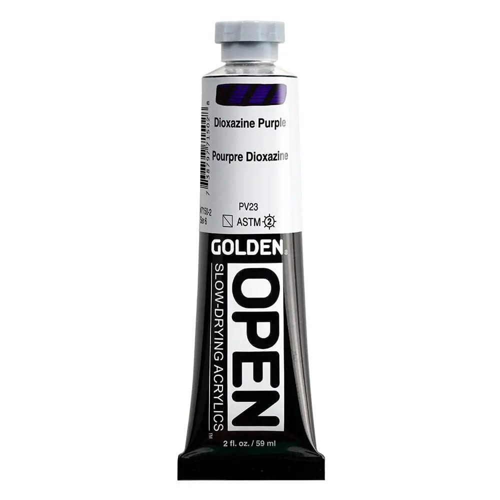 Golden OPEN Acrylfarbe Dioxazin Purpur 59 ml - Kidis Art