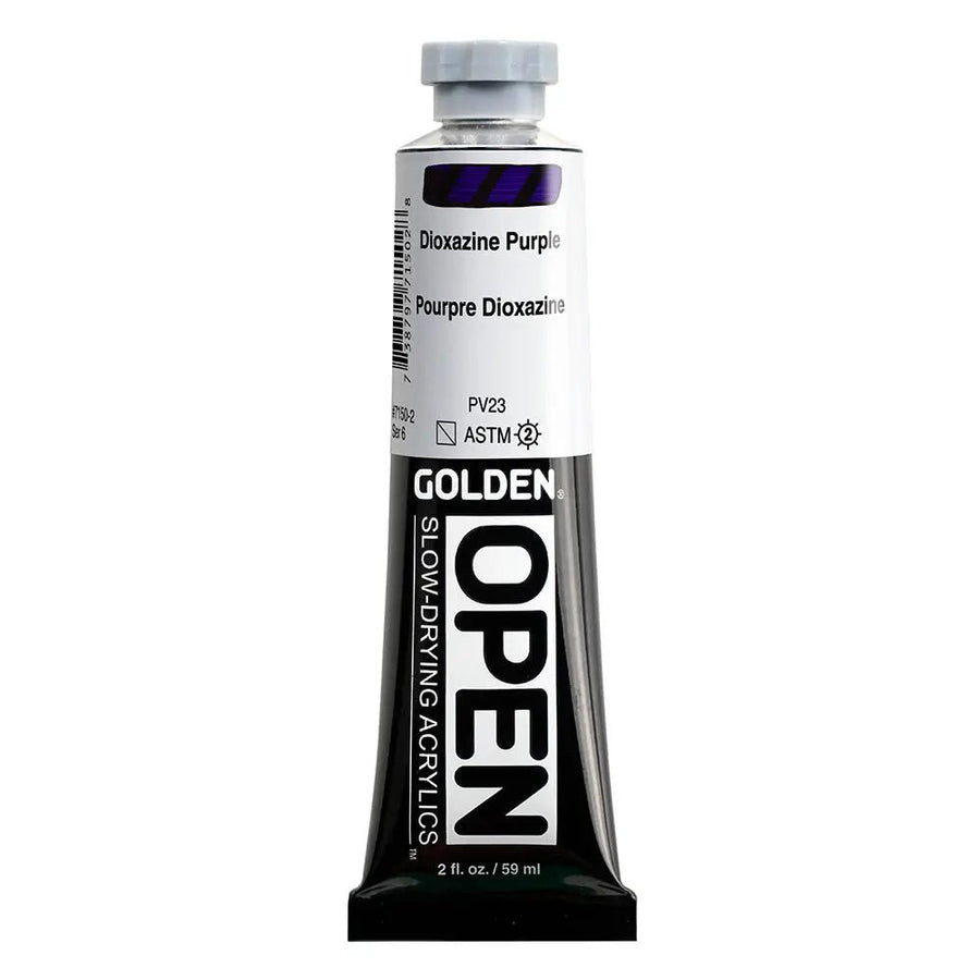 Golden OPEN Acrylfarbe Dioxazin Purpur 59 ml - Kidis Art