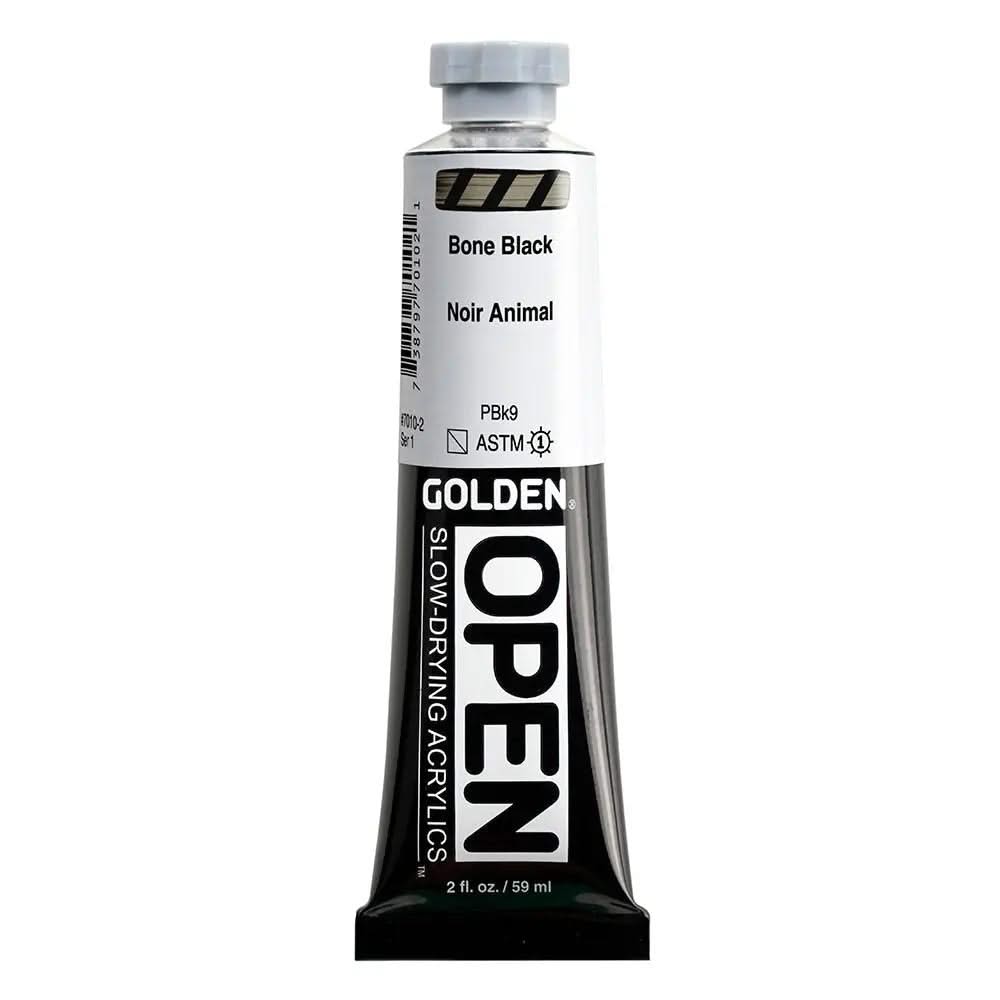 Golden OPEN Acrylfarbe Elfenbeinschwarz 59 ml - Kidis Art