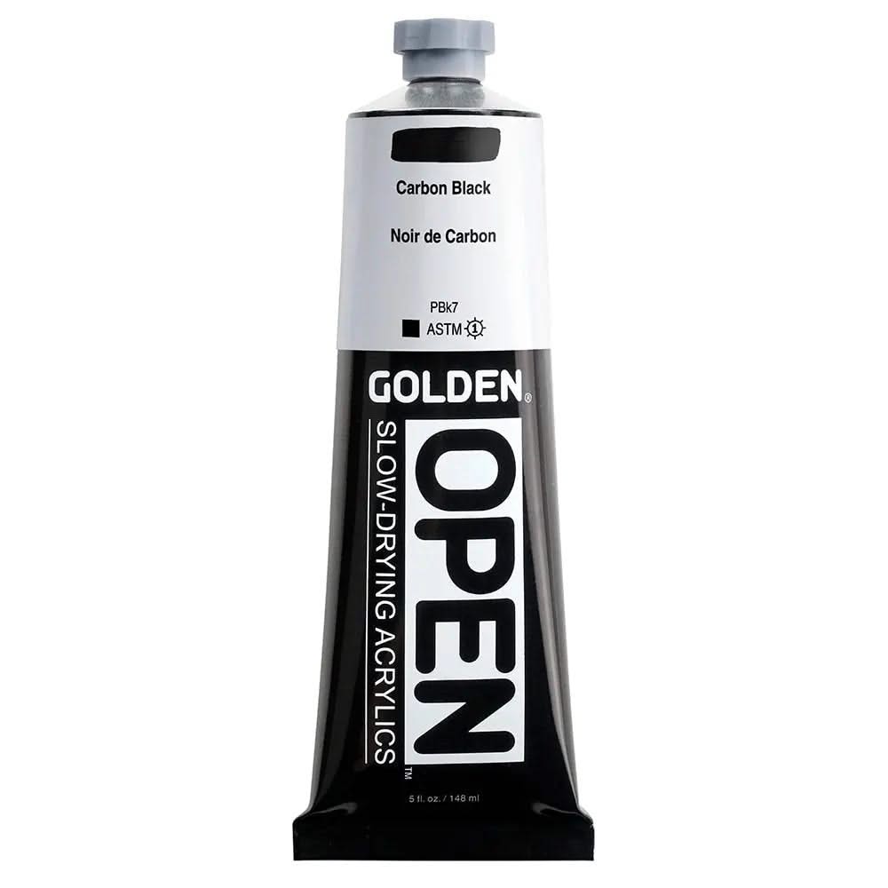 Golden OPEN Acrylfarbe Er Carbonschwarz 148 ml - Kidis Art