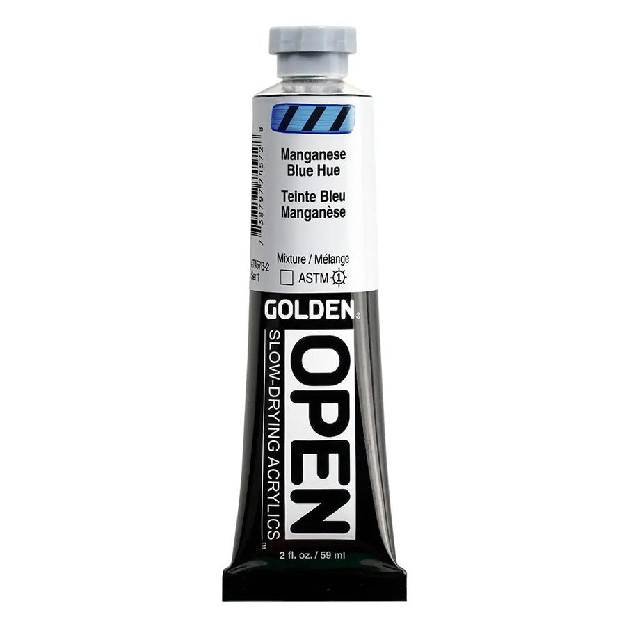Golden OPEN Acrylfarbe Er Manganblau Farbton 59 ml - Kidis Art