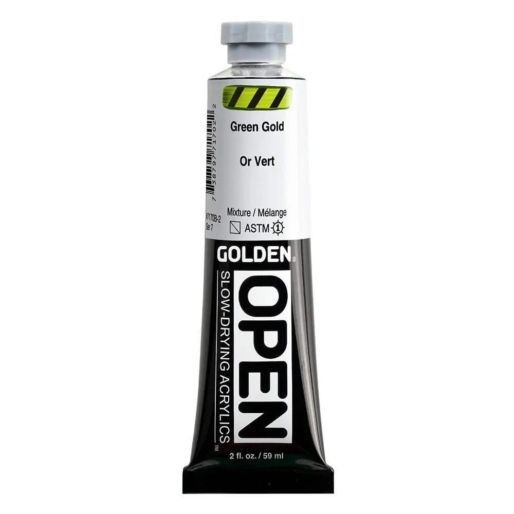 Golden OPEN Acrylfarbe Grungold 59 ml - Kidis Art