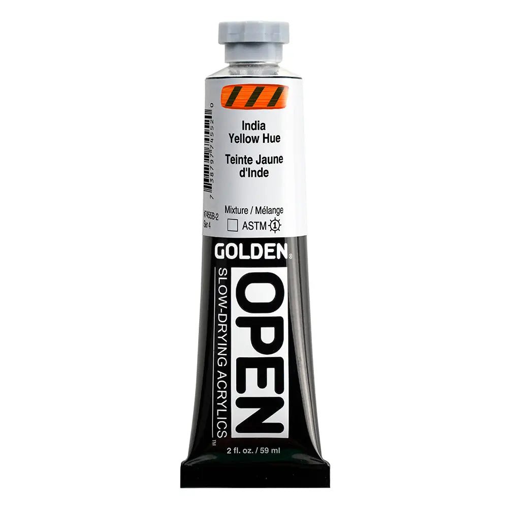 Golden OPEN Acrylfarbe Indien Gelbe Farbe 59 ml - Kidis Art