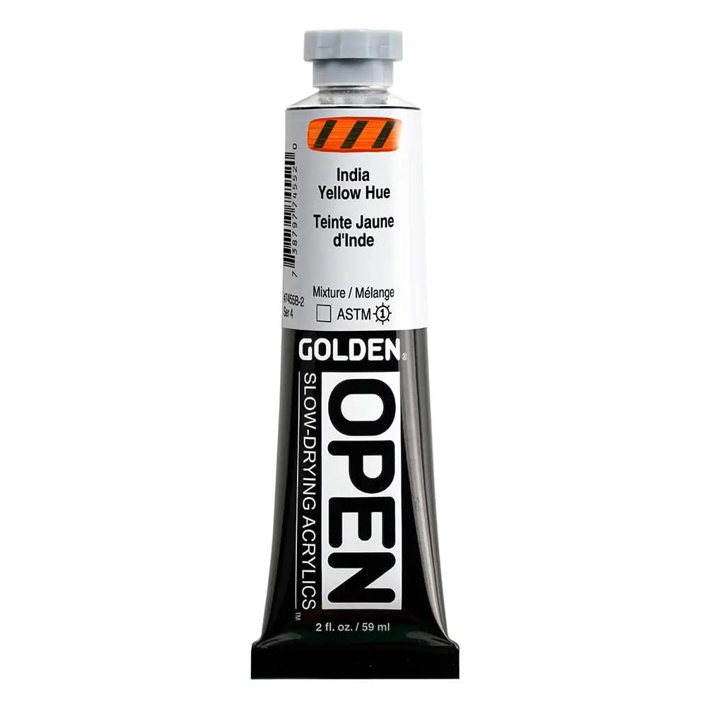 Golden OPEN Acrylfarbe Indien Gelbe Farbe 59 ml - Kidis Art