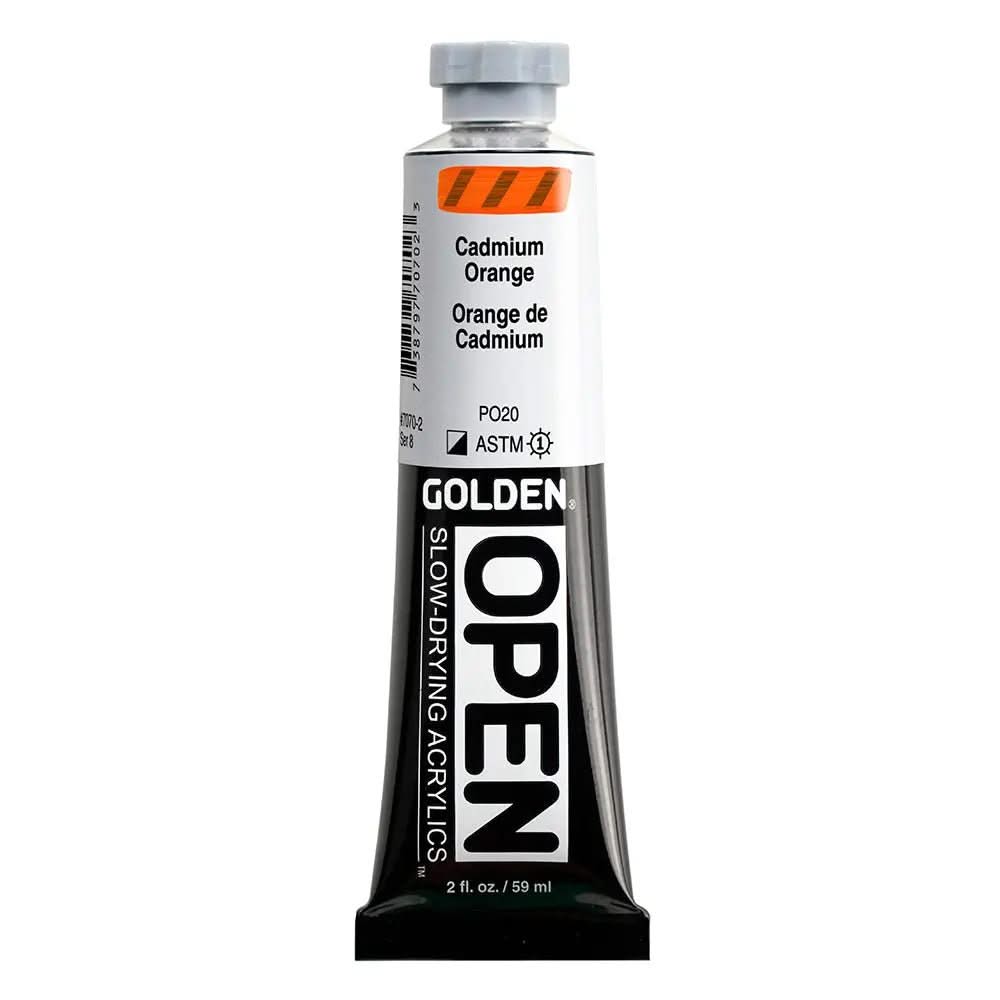 Golden OPEN Acrylfarbe Kadmiumorange 59 ml - Kidis Art