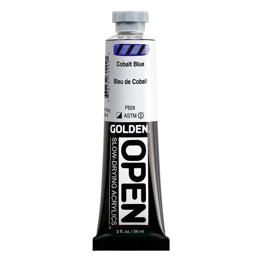 Golden OPEN Acrylfarbe Kobaltblau 59 ml - Kidis Art